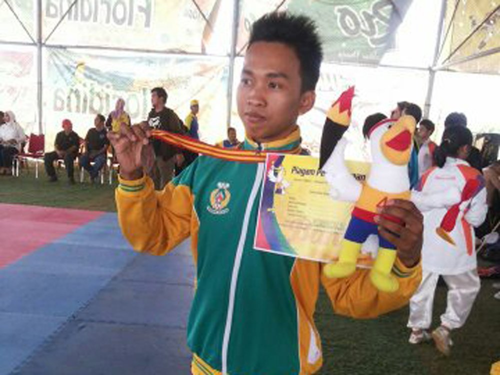 Tekun Dalam Berlatih, Ahmad Berhasil Menguasai Kejuaraan Wushu Tingkat Daerah