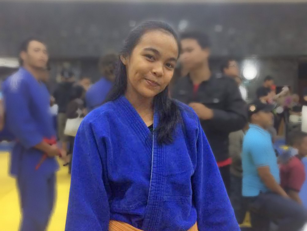 Allyana, Siswi yang berprestasi dalam cabang olahraga Judo