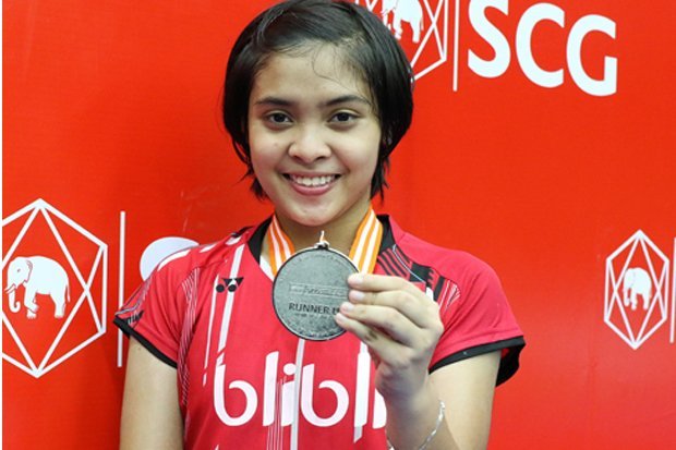 Gregoria Mariska Tanjung berhasil mencetak sejarah untuk tunggal putri Indonesia di Asia Junior Championships 2016. Foto : SindoNews