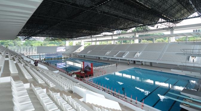Menuju Asian Games 2018, Stadion Akuatik GBK Rampung