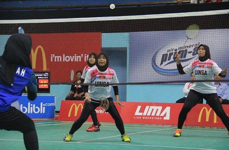 Catat Rekor Sempurna, Putri UINSA Wakili Surabaya Subconference di LIMA Badminton Nationals 2018