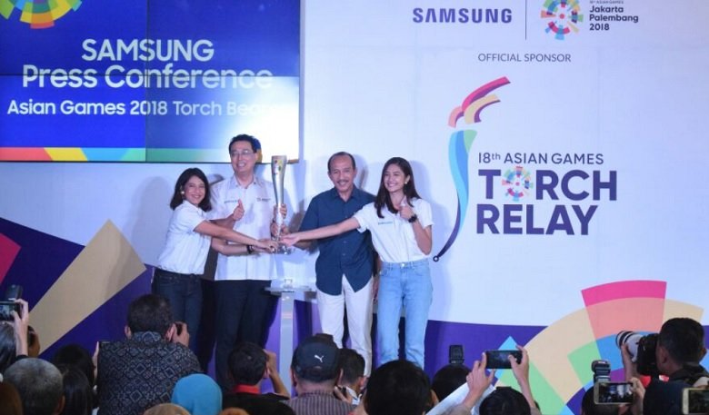 Samsung dan INASGOC Siapkan Dian Sastro dan Mikha Tambayong Jadi Pembawa Obor Asian Games 2018