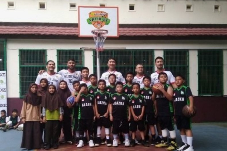 Undang Pelatih dan Pemain Timnas Basket Indonesia, SD Ar-Rahman Motik Gelar Kompetisi 3×3