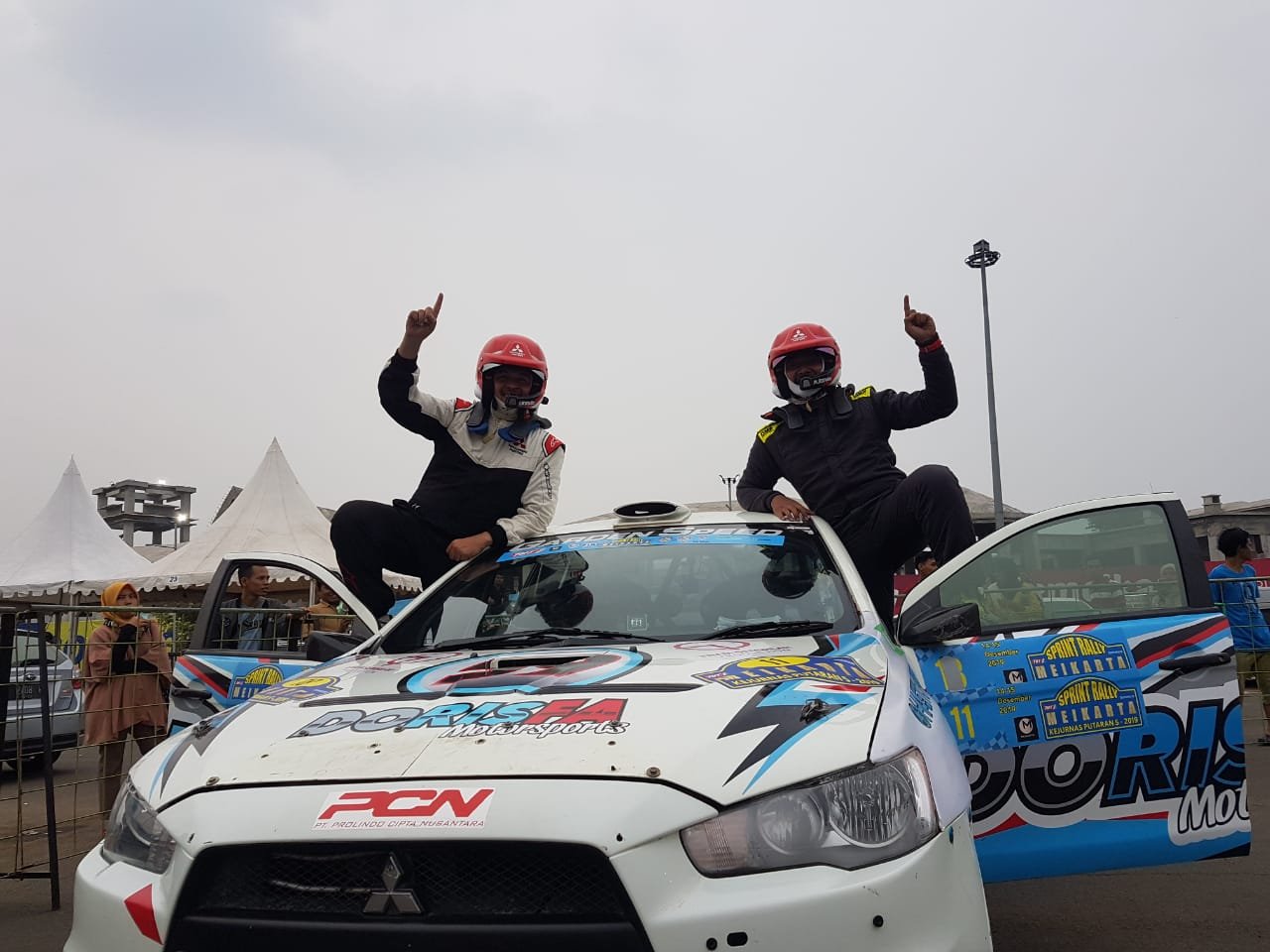 Rifat Sungkar Juara Nasional Sprint Rally 2019, Sean Gelael Menang di Meikarta