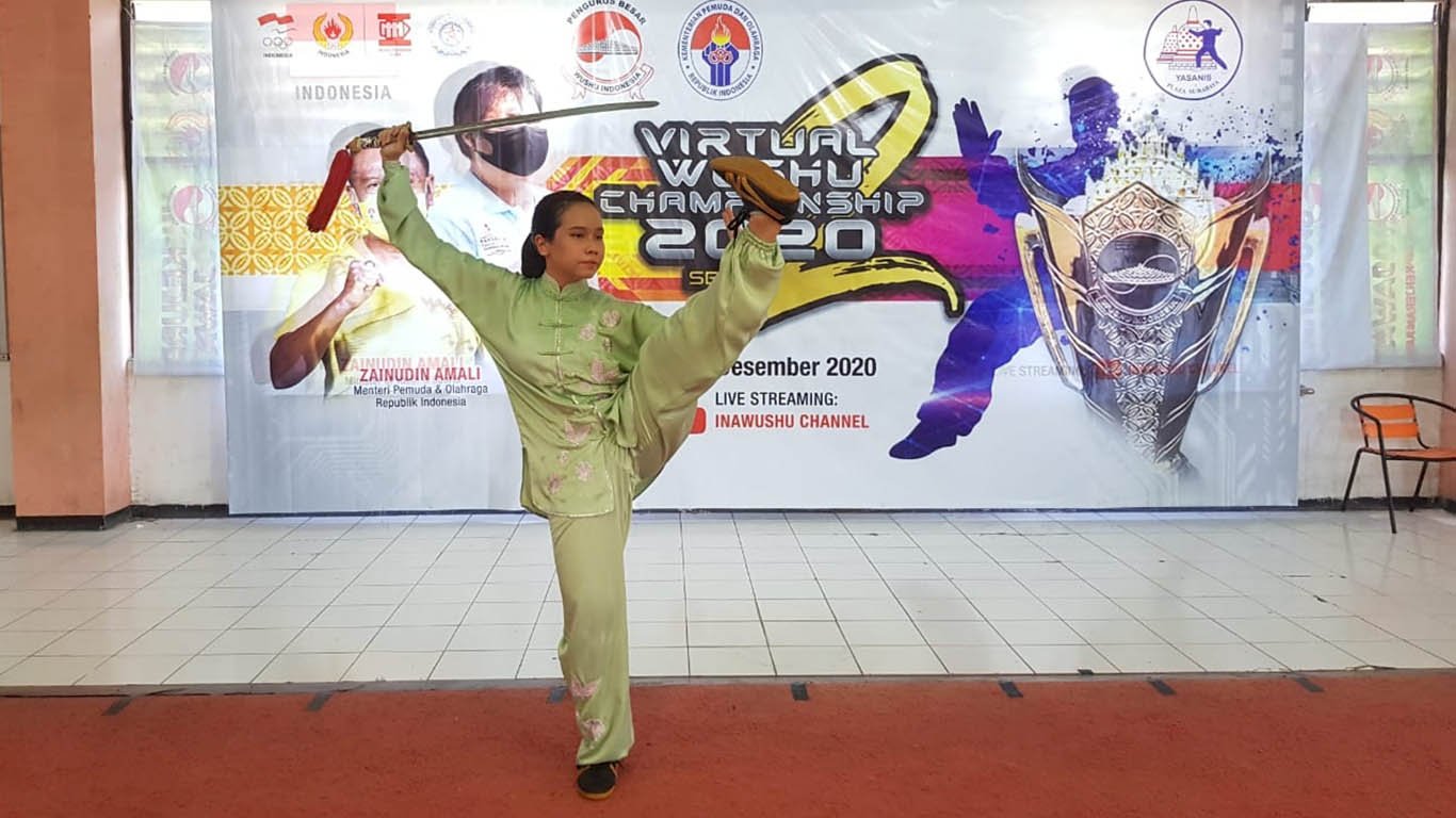 Berkenalan Dengan Pingkan, Calon Atlet Wushu Masa Depan Indonesia
