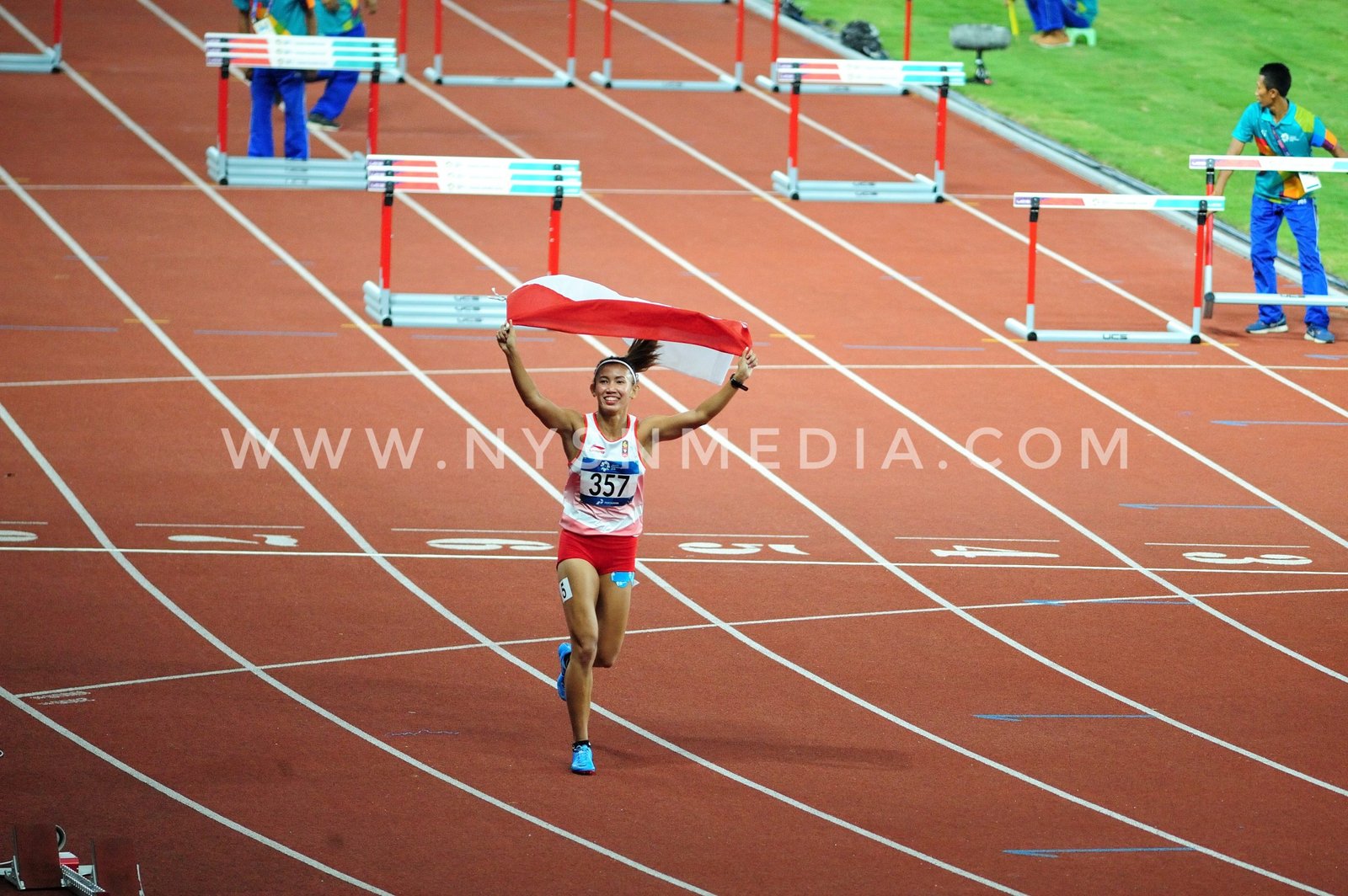 Emilia Nova Raih Emas 82nd Singapore Open Track & Field Championships 2022