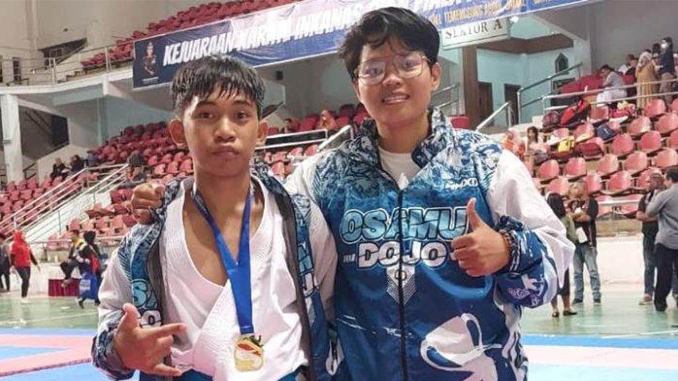 Sempat Tak Ada Ongkos, Anak Tukang Becak Raih Emas di Open Turnamen Karate