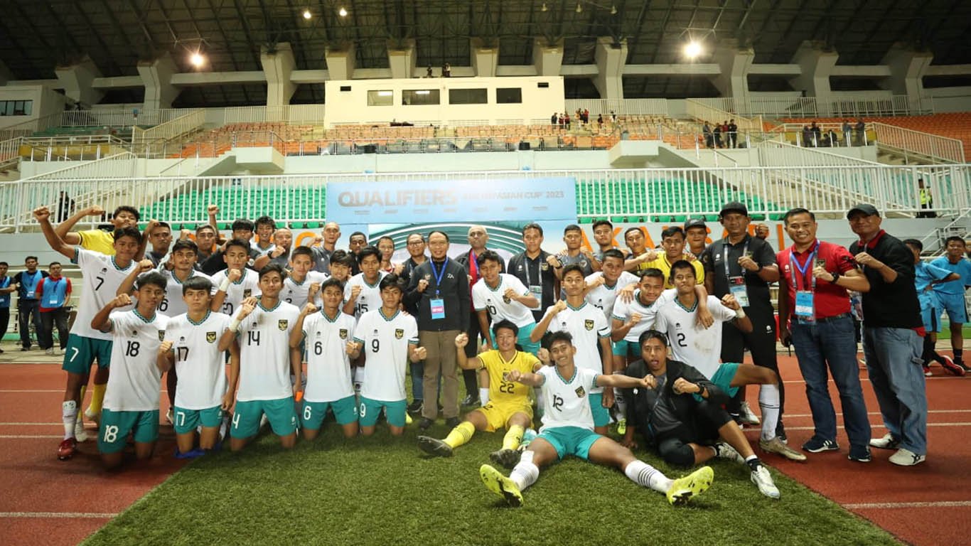Kualifikasi Piala Asia U-17: Indonesia Selangkah Lagi Lolos ke Piala AFC U-17 2023