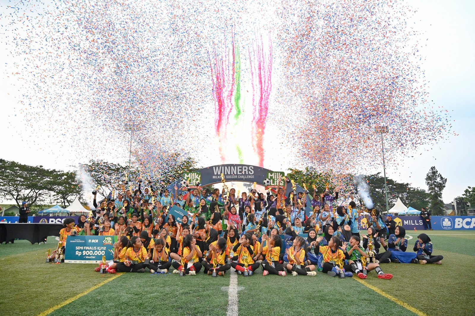 Juara, runner-up, dan semifinalis MilkLife Soccer Challenge – Jakarta Series 1 2024.